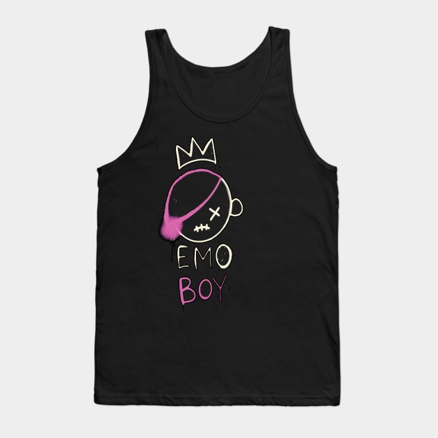 Emo Boy Tank Top by Linna-Rose